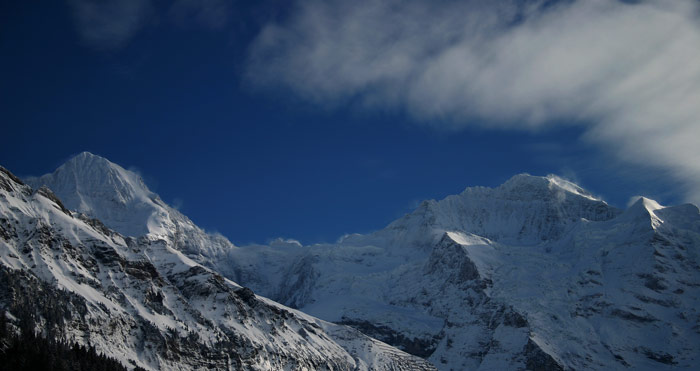 Schneebedeckte Berge